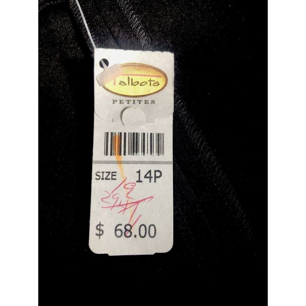Talbot’s petites short black velour wrap around skirt stretch Size 14 So Soft!! - Picture 9 of 16